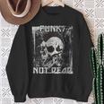 Punk Not Dead Rockero Punk Rock Camisa de entrenamiento Regalos para ancianas