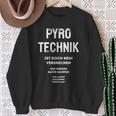 Pyrotechnik Ist Doch Keinerbrechen German Meme Sweatshirt Geschenke für alte Frauen