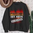 Pyrotechnik Ist Keinercrimes Sweatshirt Geschenke für alte Frauen