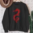 Red Firedrake Drago Cinese Kung Fu Tai Chi Dragon Felpa Regalos para ancianas