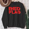 Red Flag Sweatshirt Geschenke für alte Frauen