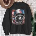 Redneck Raccoon Mullet White Trash Party Attire 4Th July Sweatshirt Gifts for Old Women