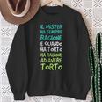 Regalo Mister Calcio Maglia Divertente Allenatore Ragione Felpa Regalos para ancianas