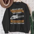 Reichet Mir Die Kettensaw Saying Saw Chainsaw Lumberjack Sweatshirt Geschenke für alte Frauen