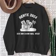 Rente 2024 Ich Bin Dann Mal Weg Pension Renter Retirement Sweatshirt Geschenke für alte Frauen