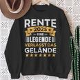 Rente 2025 Eine Legendeerlässt Das Gelände Lustiges Sweatshirt Geschenke für alte Frauen