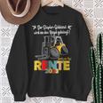 Rente Pension 2023 Forklift Sweatshirt Geschenke für alte Frauen