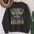 Rentner Eine Legende Geht In Rente 2024 Retirement Sweatshirt Geschenke für alte Frauen