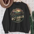 Retro 42 Geburtstag Geschenke Für Männer Oktober 1982 42 Jahre Alt Sweatshirt Geschenke für alte Frauen