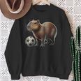 Retro Capybara Soccer Sweatshirt Gifts for Old Women