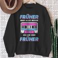 Retro Cassette 70S 80S Fancy Dress 80S 90S Festival Sweatshirt Geschenke für alte Frauen