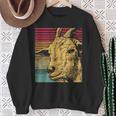 Retro Goat Sweatshirt Geschenke für alte Frauen