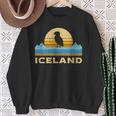 Retro Island Puffin Icelandic Bird Puffin Sweatshirt Geschenke für alte Frauen