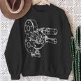 Retro Macchina Fotografica Del Cinema Felpa Regalos para ancianas