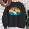 Retrointage Sunset Muffin Seabird Cute Atlantic Puffin Sweatshirt Geschenke für alte Frauen