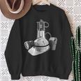 Ruhrpott Jumper Miner Helmet Grubenlampe Glück On Sweatshirt Geschenke für alte Frauen