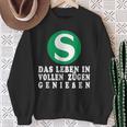 S-Bahn Das Leben Inoll Zügen German Sweatshirt Geschenke für alte Frauen