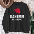 Saarländer Dahemm Dialekt Saarland Sweatshirt Geschenke für alte Frauen