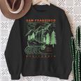 San Francisco California Cool Souvenir Rústico San Francisco Camisa de entrenamiento Regalos para ancianas