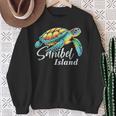 Sanibel Island Sea Turtle Sanibel Island Sweatshirt Gifts for Old Women