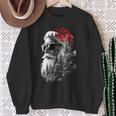 Santa Claus Christmas Motif X-Mas Sunglasses Santa Sweatshirt Geschenke für alte Frauen