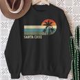 Santa Cruz Ca California Retro Surfing Sweatshirt Geschenke für alte Frauen