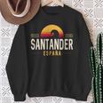 Santander Cantabria Spagna Santander España Retro Wave Logo Felpa Regalos para ancianas