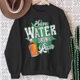 Save Water Drink Rum Sweatshirt Geschenke für alte Frauen