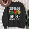 Schafkopf Und Bier Darum Bin Ich Hier Schafkopf Und Bier Darum Sweatshirt Geschenke für alte Frauen