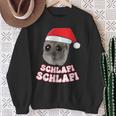 Schlafi Schlafi Hamster Hamstie Christmas Sleep Sweatshirt Geschenke für alte Frauen