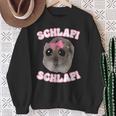 Schlafi Schlafi Hamster Hamster Hamstie Meme Sleep Sweatshirt Geschenke für alte Frauen