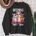 Schlager Party Crew Schlager Sweatshirt Geschenke für alte Frauen