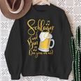 Schlager Und Bier Das Gönn Ich Mir Festival Party Sweatshirt Geschenke für alte Frauen