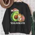 Schlavocato Official Sleep Pyjamas Sleep Avocado Cat Sweatshirt Geschenke für alte Frauen