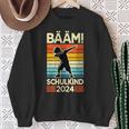 Schulkind 2024 Bääm Für Schulanfang Sweatshirt Geschenke für alte Frauen