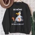 Sei Wie Eine Möwe Sei Wie Eine Möwe German Lang S Sweatshirt Geschenke für alte Frauen