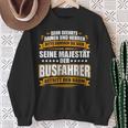 With Seine Majestät Der Busfahrer Cool Print Sweatshirt Geschenke für alte Frauen