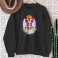 Serbia Balkan Jugo Serbia Srbija Serbe Sweatshirt Geschenke für alte Frauen