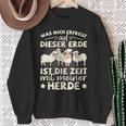 Shepherd Sheep Sweatshirt Geschenke für alte Frauen