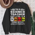 Sono Un Insegnante Di Scienze Tavola Periodica Felpa Regalos para ancianas