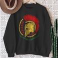 Spartan Helmet Sparta Warrior Antique Retro Spirit S Sweatshirt Geschenke für alte Frauen