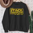 Stack Overflow With You Devops Programmer Java Python Linux Felpa Regalos para ancianas