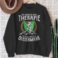 Steiermark Wappen Keine Therapie Steirer Austria Sweatshirt Geschenke für alte Frauen