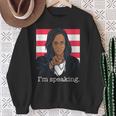 Sto Parlando Kamala Harris Presidenteoto Blue 2024 Meme Felpa Regalos para ancianas