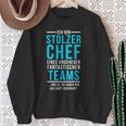 Stolzer Chef Eines Fantastische Teams Saying Sweatshirt Geschenke für alte Frauen