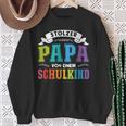 Stolzer Papaon Einem Schulkind First Day Of School Sweatshirt Geschenke für alte Frauen