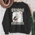 Stork Whisperer Storchflüsterer Sachenogel Stork Sweatshirt Geschenke für alte Frauen