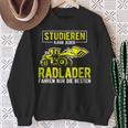 Studier Kann Jeder Radlader Fahren Nur Die Beste S Sweatshirt Geschenke für alte Frauen