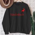 Sündenbock Für Alle Die Gerne Die Schuld Auf Sich Nehmenbock Sweatshirt Geschenke für alte Frauen