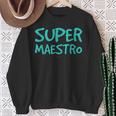Super Maestro Regalo Fine Anno Divertente Maestro Felpa Regalos para ancianas
